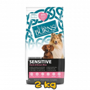 [BURNS] 犬用 抗敏鴨肉糙米配方成犬及高齡犬乾糧 Adult, Senior SENSITIVE+ Duck & Brown Rice 2kg