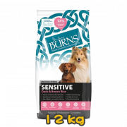 [BURNS] 犬用 抗敏鴨肉糙米配方成犬及高齡犬乾糧 Adult, Senior SENSITIVE+ Duck & Brown Rice 12kg