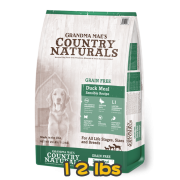 [COUNTRY NATURALS] 犬用 無穀物鴨肉配方全犬乾糧 GRAIN FREE Duck Meal Sensible Recipe 12bs