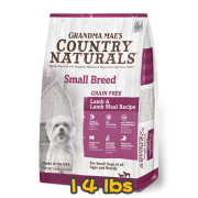 [COUNTRY NATURALS] 犬用 無穀物羊肉防敏配方室內中小型犬乾糧 GRAIN FREE Small Breed Lamb & Lamb Meal Recipe 14lbs