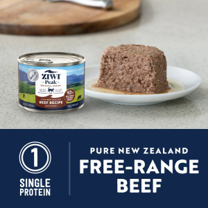 [ZIWI Peak 巔峰] 貓用 NEW ZEALAND BEEF RECIPE 紐西蘭牛肉配方全貓罐頭 185g x12罐