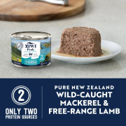 [ZIWI Peak 巔峰] 貓用 NEW ZEALAND MACKEREL & LAMB RECIPE  紐西蘭鯖魚及羊肉配方全貓罐頭 185g x12罐