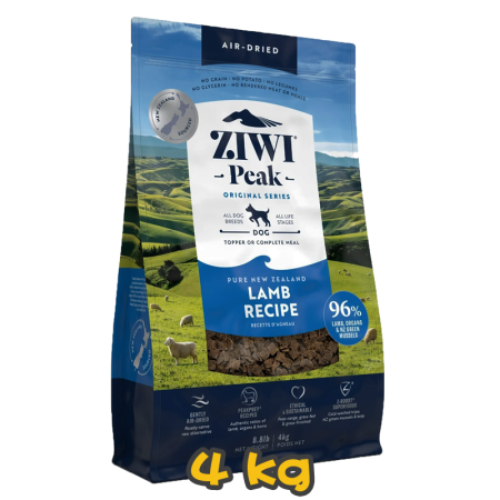 [ZIWI Peak 巔峰] 犬用 NEW ZEALAND LAMB RECIPE 紐西蘭羊肉配方風乾全犬狗糧 4kg