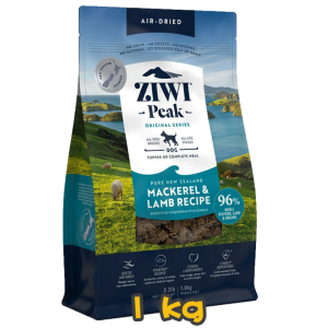 [ZIWI Peak 巔峰] 犬用 NEW ZEALAND MACKEREL & LAMB RECIPE 紐西蘭鯖魚及羊肉配方風乾全犬狗糧 1kg