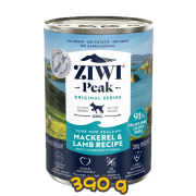 [ZIWI Peak 巔峰] 犬用 NEW ZEALAND MACKEREL & LAMB RECIPE 紐西蘭鯖魚及羊肉配方全犬罐頭 390g