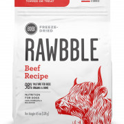 [RAWBBLE] 犬用 Beef Recipe 牛肉配方冷凍脫水鮮肉全犬狗糧 12oz