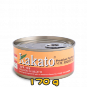 [Kakato 卡格] 貓/犬用 SALMON IN BROTH 三文魚及魚湯貓狗罐頭 170g