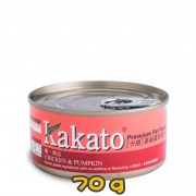 [Kakato 卡格] 貓/犬用 CHICKEN & PUMPKIN 雞肉及南瓜貓狗罐頭 70g