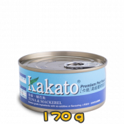 [Kakato 卡格] 貓/犬用 TUNA & MACKEREL 吞拿魚及鯖花魚貓狗罐頭 170g