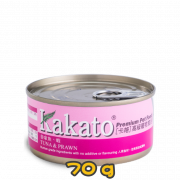 [Kakato 卡格] 貓/犬用 TUNA & PRAWN 吞拿魚及蝦貓狗罐頭 70g