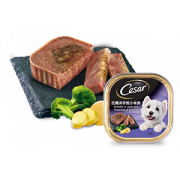 [清貨] [Cesar西莎] 犬用 花椰洋芋煎小羊排狗罐頭 Noisette of Lamb with Rosemary & Broccoli 100G