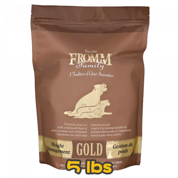 [FROMM 福摩] 犬用 GOLD Weight Management 金裝雞火雞魚蔬菜低脂/體重控制配方狗乾糧 5lbs
