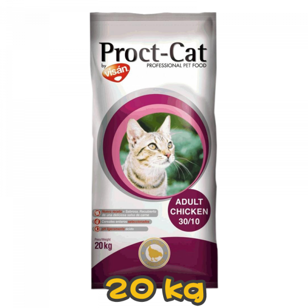 [Proct-Cat 歐冠寶] 貓用 ADULT CHICKEN 30/10 雞肉配方天然有機成貓乾糧 20kg