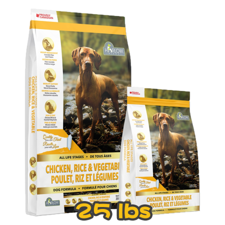 [HARLOW BLEND] 犬用 雞、糙米、三文魚及鮮果蔬菜全犬乾糧 Chicken, Rice & Vegetable 25lbs