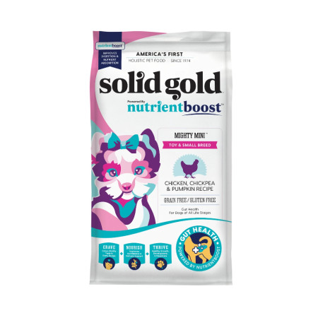[solid gold 素力高] 犬用 無穀物雞肉小型犬乾狗糧 Nutrientboost Mighty Mini TOY & SMALL BREED 3.75bs