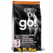 [go! SOLUTIONS] 犬用 低敏美毛系列 無穀物三文魚小顆粒配方狗乾糧 SENSITIVITIES LIMITED INGREDIENT GRAIN-FREE SALMON RECIPE SMALL BITES 3.5lbs (細粒)