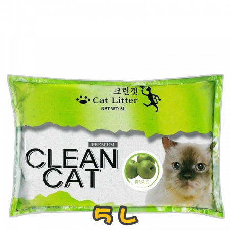 [CleanCat] 韓國蘋果味凝結貓砂-5L