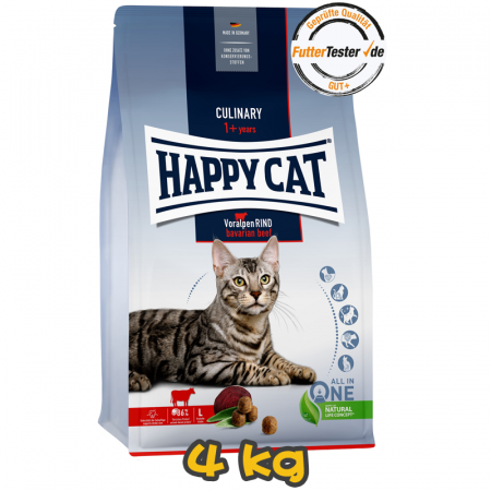 [HAPPY CAT] 貓用 成貓牛肉大顆粒配方成貓乾糧 Supreme Adult Voralpen-Rind 4kg