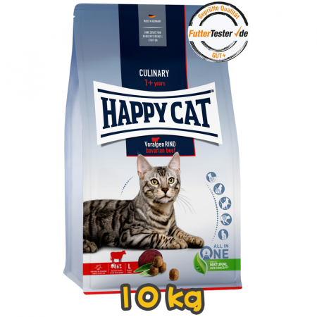 [HAPPY CAT] 貓用 成貓牛肉大顆粒配方成貓乾糧 Supreme Adult Voralpen-Rind 10kg
