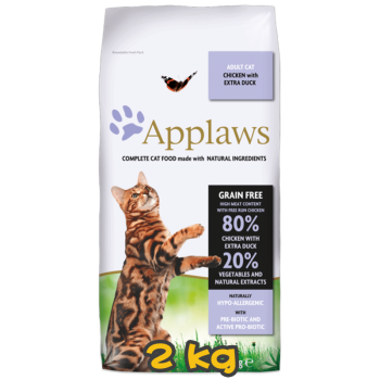 [Applaws] 貓用 成貓糧 雞肉&鴨肉配方 成貓乾糧 Adult Cat Chicken with Extra Duck 2kg