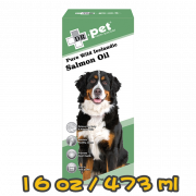 [Dr.pet] 犬貓用 純正野生冰島三文魚油 Pure Wild Icelandic Salmon Oil-16oz/473ml