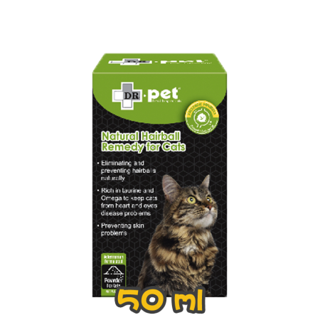 [Dr.pet] 貓用 護心去毛球粉 Natural Hairball Remedy-50g