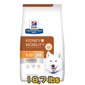 [Hill's 希爾思] 犬用 k/d + Mobility 腎臟及關節護理配方獸醫處方乾糧 18.7lbs