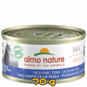 [almo nature] 貓用 HFC Jelly 天然貓罐頭海魚 全貓濕糧 Oceanic Fish Flavour 70g