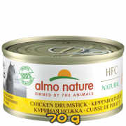 [almo nature] 貓用 HFC Natural 天然貓罐頭雞髀 全貓濕糧 Chicken Drumstick Flavour 70g