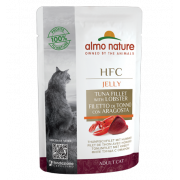 [almo nature] 貓用 HFC Jelly 鮮肉上湯啫喱貓濕包龍蝦吞拿魚柳 全貓濕糧 Tuna Fillet & Lobster Flavour 55g