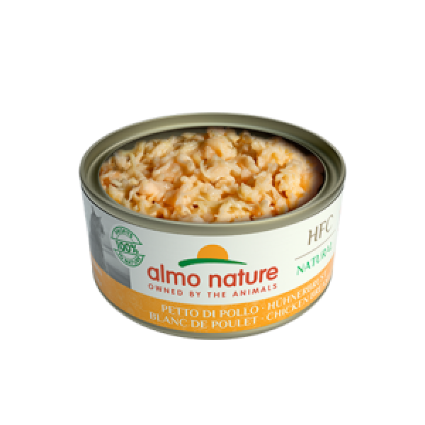 [almo nature] 貓用 HFC Natural 天然貓罐頭雞胸 全貓濕糧 Chicken Breast Flavour 150g