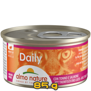 [almo nature] 貓用 Daily 主食慕絲罐頭吞拿魚三文魚 全貓濕糧 Tuna Salmon Flavour 85g