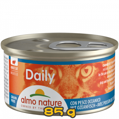 [almo nature] 貓用 Daily 主食慕絲罐頭海魚 全貓濕糧 Oceanic Fish Flavour 85g