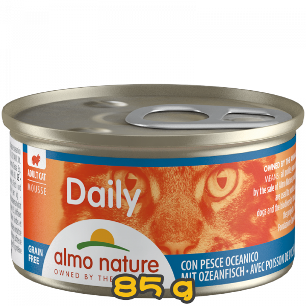 [almo nature] 貓用 Daily 主食慕絲罐頭海魚 全貓濕糧 Oceanic Fish Flavour 85g