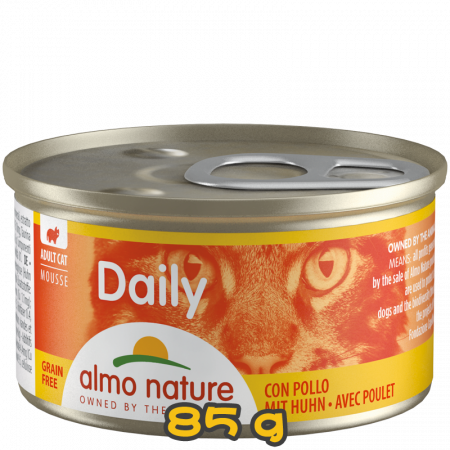  [almo nature] 貓用 Daily 主食慕絲罐頭雞肉 全貓濕糧 Chicken Flavour 85g