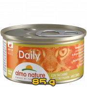 [almo nature] 貓用 Daily 主食慕絲罐頭火雞 全貓濕糧 Turkey Flavour 85g