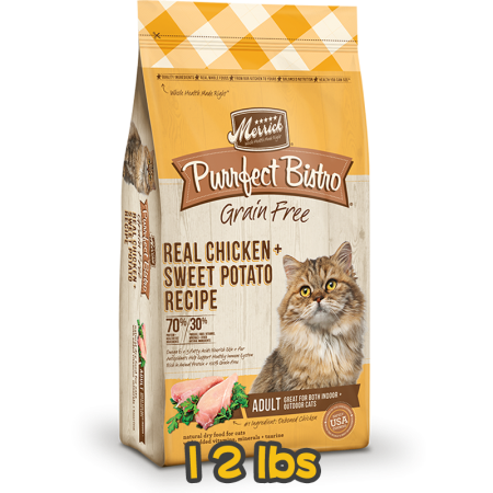 [Merrick] 貓用 無穀物天然貓糧系列 雞肉配方 成貓乾糧 Purrfect Bistro Grain Free REAL CHICKEN RECIPE 12lb