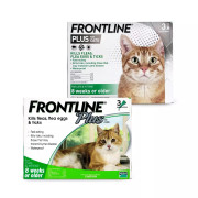 [Frontline Plus] 貓用 (蚤不到)殺蚤除牛蜱滴頸藥水 Kill Fleas & Ticks Spot on Cats -3支裝