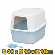 [IRIS] (NE-480F)屋型貓砂盆 House Type Cat Litter Toilet(粉紅色/藍色/杏色)