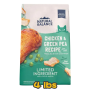 [Natural Balance] 貓用 L.I.D.肉食系 - 雞肉成貓乾糧 Grain Free Chicken & Green Pea 4lb