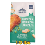 [Natural Balance] 貓用 L.I.D.肉食系 - 雞肉成貓乾糧 Grain Free Chicken & Green Pea 10lb