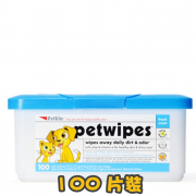 [Petkin] 犬貓用 蘆薈維他命濕紙巾-珍寶裝 Aloe Vitamin Wet Wipes-100枚