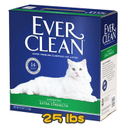 [Everclean] (綠帶)無香味低敏配方凝結貓砂 Unscented Extra Strength Clumping Cat Litter-25磅(11.3kg)