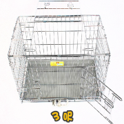 3呎-電鍍摺籠 Silver Coulor Electro-Coated Folding Cage