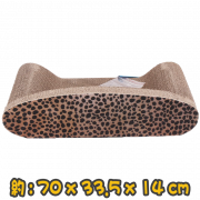 豹紋梳化型貓抓板-XL(附貓草)  Leopard print comb type cat scratcher