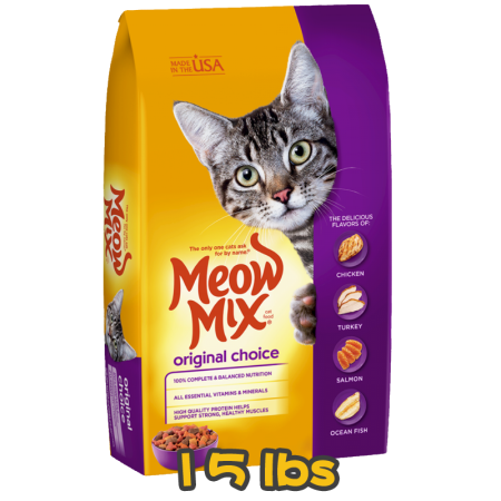 [MeowMix] 貓用 (原味)全貓乾糧 Original Choice Dry Cat Food-15lbs