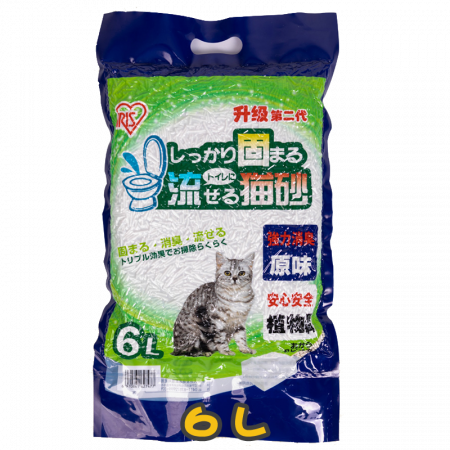 [清貨] [IRIS] 原味/綠茶味豆腐貓砂-6L