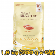 [Natural SIGNATURE] 犬用 單一蛋抗敏鴨肉天然有機全犬糧 Made With Organic Duck Formula 1.8kg (200g x9包) 