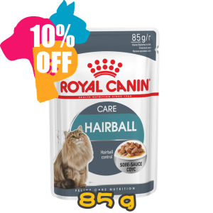[ROYAL CANIN 法國皇家] 貓用 Hairball Care Adult (Gravy) 成貓除毛球加護主食濕糧（肉汁）鋁袋濕糧 85g