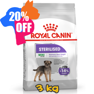 [ROYAL CANIN 法國皇家] 犬用 Mini Sterilised Adult 小型犬絕育加護配方乾糧 3kg